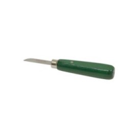 Lab Knife Size 7 Carbon Steel Green Ea