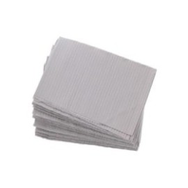 Polyback Patient Towel 3 Ply Tiss/Poly 13 in x 19 in Slvr/Gry Disposable 500/Ca