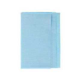 Econoback Patient Towel Tissue / Poly 13 in x 19 in Blue Disposable 500/Ca