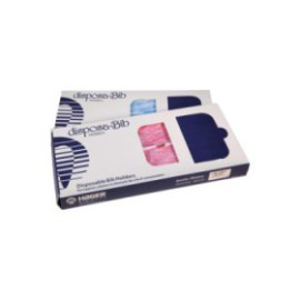 Disposa-Bib Bib Holder Pink Cloth Disposable 200/Bx