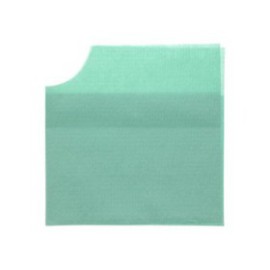 Patient Bib Tissue / Poly 18 in x 22 in Green Disposable 400/Ca