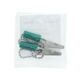 Chain Napkin Holder Green Metal Ea