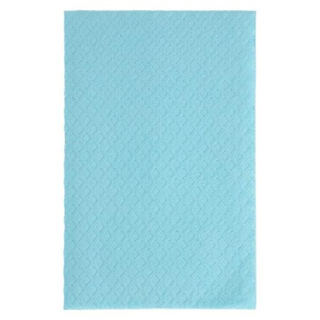 TIDI Ultimate Diamond Towel Bib 3 Ply Tiss/Poly 13 in x 18 in Bl Dsp 500/Ca