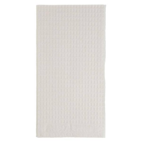 Patient Bib 3 Ply Tissue / Poly Back 17 in x 18 in White Disposable 500/Ca