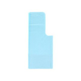 Patient Bib Tissue / Poly 18 in x 25 in Blue Disposable 250/Ca