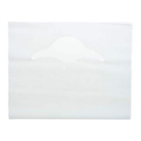 Fabricel Patient Bib Tissue / Poly Back 20 in x 30 in White Disposable 250/Ca