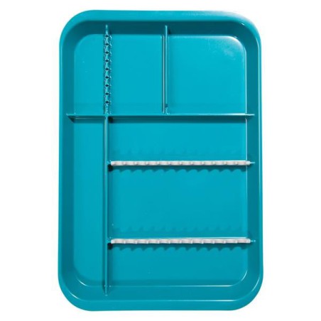 B-Lok Set-Up / Divided Tray Size B Teal Ea