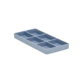 Cabinet Tray 7 7/8 in x 3 3/4 in x 3/4 in Size 20 Blue Ea