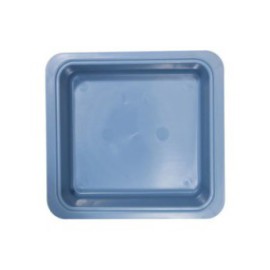 Flat Procedure Tub Only Size Blue Plastic Ea