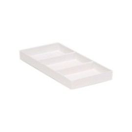 Cabinet Tray 7 7/8 in x 3 3/4 in x 3/4 in Size 17 White Ea