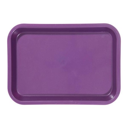 Mini Tray Plum Plastic Ea