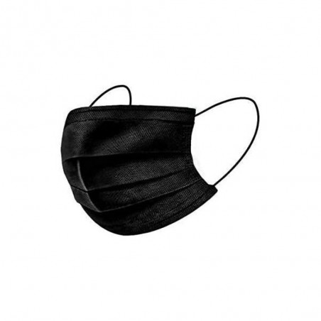Face Mask Black Disposable Box