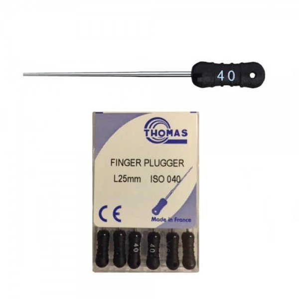 Thomas Finger Plugger 25mm No. 15-40 Stainless Steel