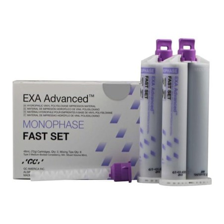 EXA ADVANCED Impression Material Cartridge Fst Set 48 mL Monophs Value Pack 8/Pk