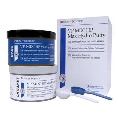 VP Mix HP Max Hydro Impression Material Ptty Reg St 250 mL HB Base & Catalyst Ea