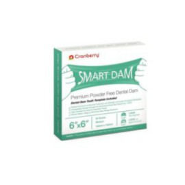 Smart Dam Latex Rubber Dam 6 in x 6 in Unscented 36/Bx