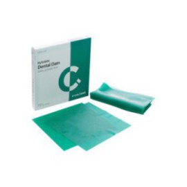 HySolate Latex Dental Dam 5 in x 5 in Heavy Gauge Green Unflavored Unscntd 52/Bx