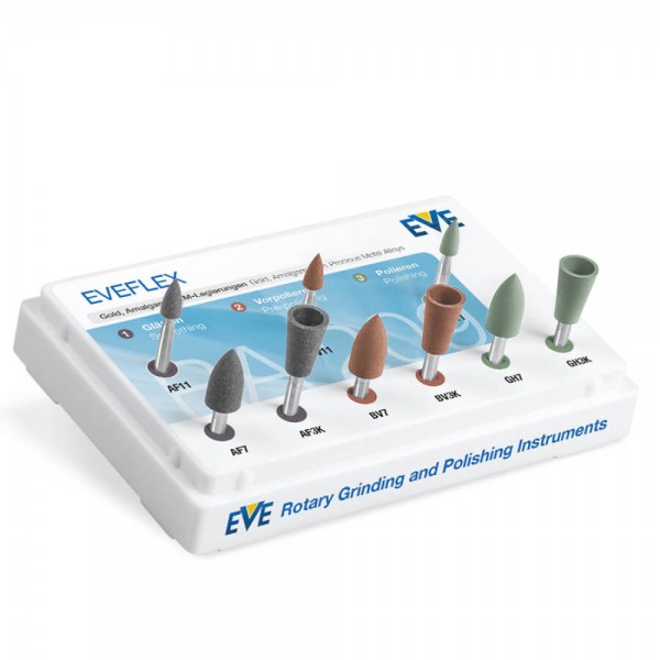 EVEFLEX, Gold & Amalgam Polishing, RA, 9 Pieces