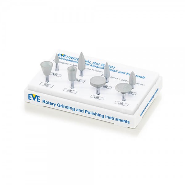 UNIVERSAL, All Dental Materials Smoothing Set, RA, 8 Pieces