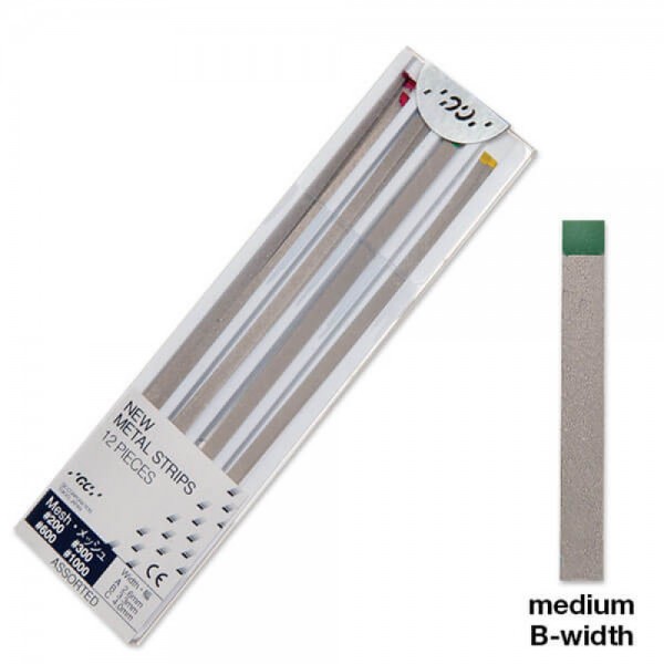 GC METAL STRIPS, Green Mesh (Finishing), No. 600, PK/12