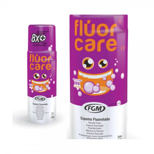 Flúor Care Grape Fluoride Foam