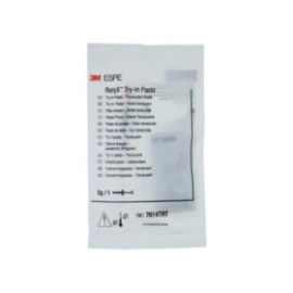 3M RelyX Try-In Paste Cement Translucent 2 Gm Syringe 2gm/Ea