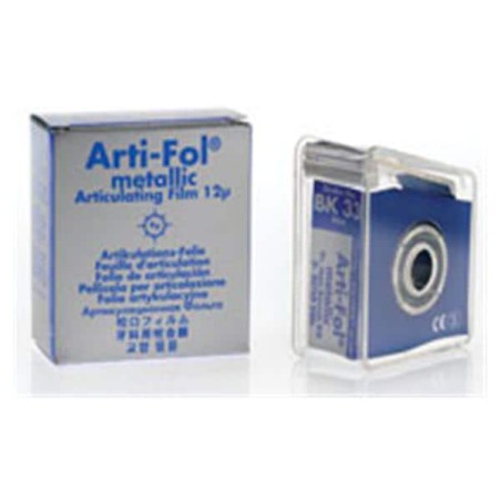 Arti-Fol Metallic Art Flm Shmstk BK-33 22mm Bl 12 Mcrns/.00047" Rl in Dspnsr Ea