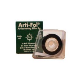 Arti-Fol II Articulating Film BK-26 Green / Green Double Sided Roll in Dispenser