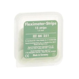 Fleximeter Strips Occlusal Indicator Silicone 1.5 mm Green 15/Pk