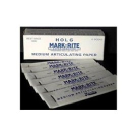 Holg MARK:RITE Articulating Paper Strips Thin Blue Booklet 12Bks/Bx