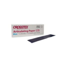 Articulating Paper Strips Straight Thin Blue Boxed Roll 12Bks/Bx