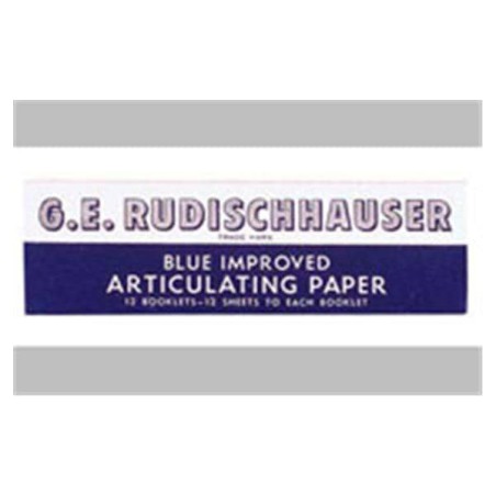 Rudischauser Articulating Paper Strips Thin Red / Blue Booklet 12Bks/Bx