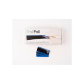 TrollFoil Articulating Foil Strips Blue Premounted Strips 500/Bx