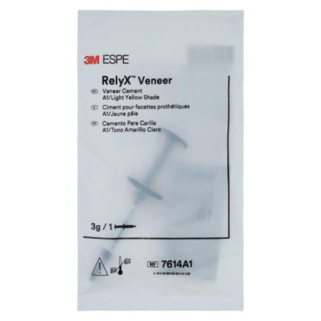 3M RelyX Veneer Cement A1 / Light Yellow 3 Gm Syringe Refill 3gm/Ea