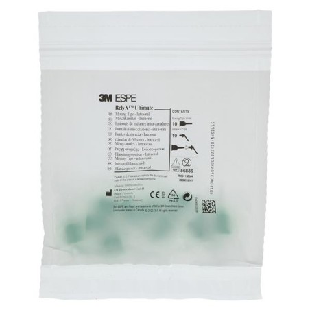 3M RelyX Ultimate Wide Cement Mixing Tips Green 10/Pk