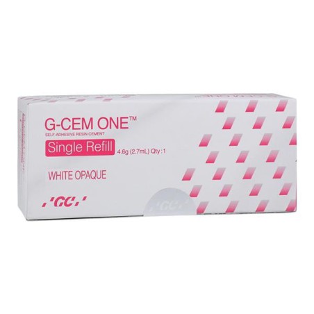 G-CEM One Universal Resin Catalyst Cement White Opaque 4.6 Gm Single Refill Ea