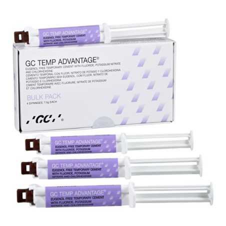 GC Temp ADVANTAGE Zinc-Oxide Non-Eugenol Automix Cement Bulk Package 4/Pk