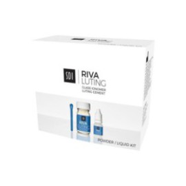 Riva Luting Glass Ionomer Powder & Liquid Luting Cement Kit Ea