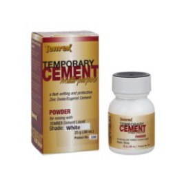 Temrex Powder Temporary Cement White 25 Gm Refill 25gm/Bt