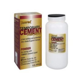 Temrex Powder Temporary Cement White Refill 1lb/Bt