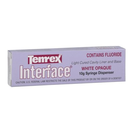 Interface Syringe Cavity Liner White Opaque 10gm/Ea