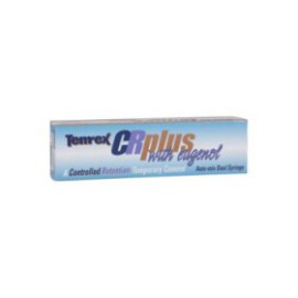 Temrex CR Plus Eugenol Temporary Cement Syringe Kit Ea