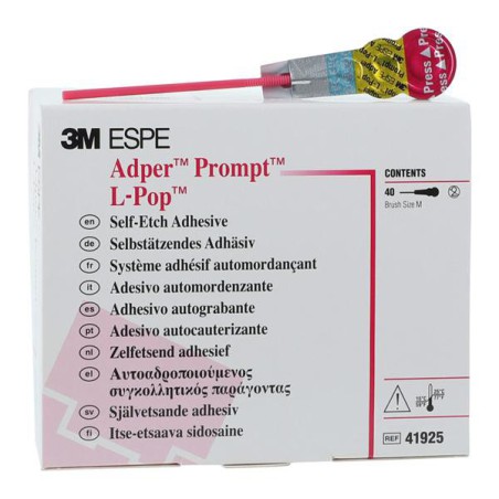 3M Adper Prompt L-Pop Self Etch Adhesive 4.8ml Refill 40/Bx