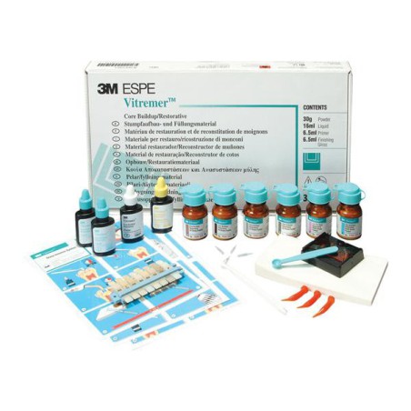 3M Vitremer Glass Ionomer Powder/Liquid Assorted Shades Complete Kit Ea