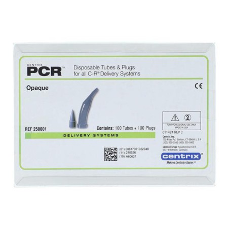 AccuDose PCR Curved Tube & Plug Opaque 100/Pk