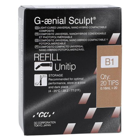 G-aenial Sculpt Universal Composite B1 Unitip Refill 20/Pk