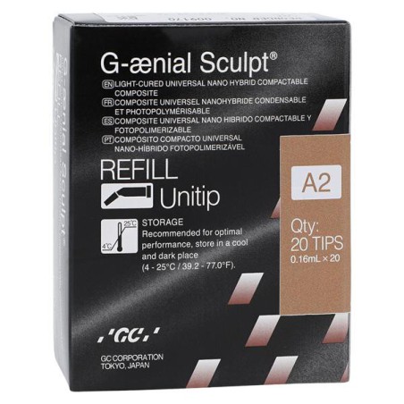 G-aenial Sculpt Universal Composite A2 Unitip Refill 20/Pk