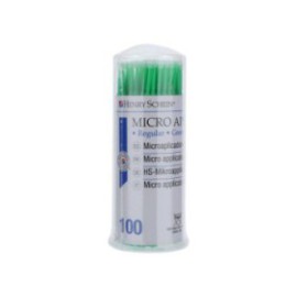 Bendable Micro Applicator Regular Green 100/Pk