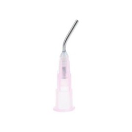 Prebent Dispensing Tips Pink 18 Gauge 100/Pk