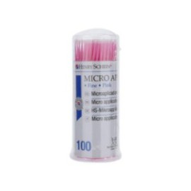 Bendable Micro Applicator Fine Pink 100/Pk